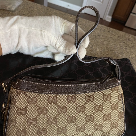 🤩Authentic GUCCI BAGUETTE Shoulder Bag Serial number:154432002122 - Picture 10 of 17